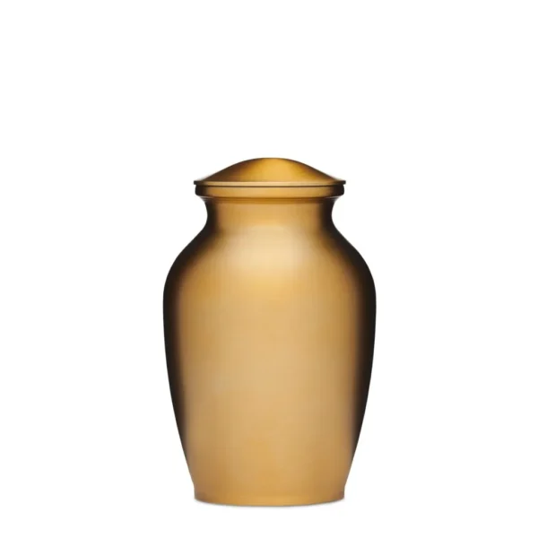 Children/Baby Matte Gold Alloy Urn