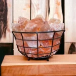 Salt Lamp - Wire Basket
