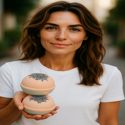 x2 French Lavender Bath Bombs