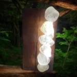 Clear Quartz Tumble Crystal Lamp - Handcrafted With Love