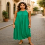 Summer Pom Pom Dress - Plus Size 