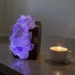 Amethyst Quartz Crystal Lamp - Handcrafted With Love 